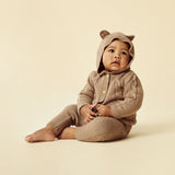 Wilson & Frenchy | Walnut Knitted Cable Jacket