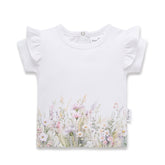 Aster & Oak | Flower Garden Print Flutter Tee