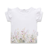 Aster & Oak | Flower Garden Print Flutter Tee