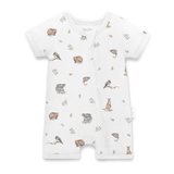 Aster & Oak | Native Animals Zip Romper