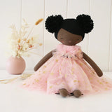 Alimrose Halle Ballerina Doll - 48cm (Darker Brown & Ebony)