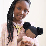 Alimrose Halle Ballerina Doll - 48cm (Darker Brown & Ebony)