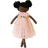 Alimrose Halle Ballerina Doll - 48cm (Darker Brown & Ebony)