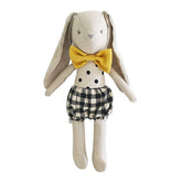 Baby Boy Bunny Black Check - 26cm