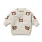 Wilson & Frenchy | Beary Cute Organic Knitted Jacquard Jumper