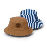 Crywolf | Reversible Bucket Hats - Deep Sea Stripe