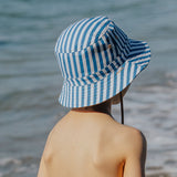 Crywolf | Reversible Bucket Hats - Deep Sea Stripe
