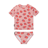 Crywolf | Short Sleeve Rash Set - Strawberry Splash