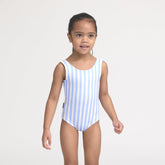 Crywolf | Swimsuit - Sky Blue Stripe