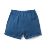 Wilson & Frenchy | Dark Blue Organic Tie Front Short - LAST Size 00
