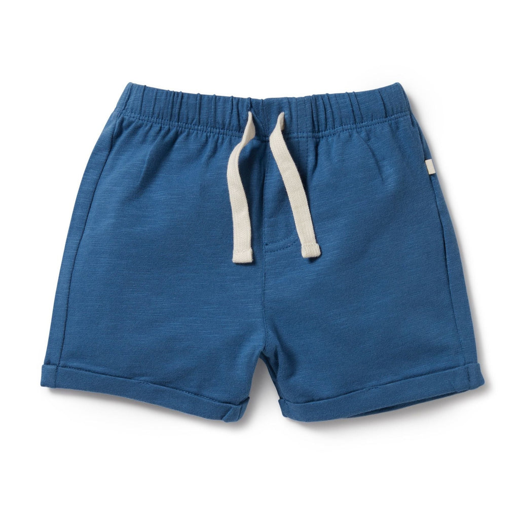 Wilson & Frenchy | Dark Blue Organic Tie Front Short
