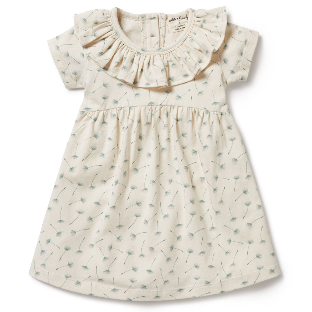 Wilson & Frenchy | Float Away Organic Girls Ruffle Dress