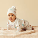 Wilson & Frenchy | Flower Pop Organic Knitted Jacquard Jumper