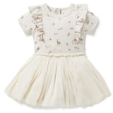 Aster & Oak | Happy Holidays Tutu Dress - Last One Size 4
