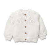 Aster & Oak | Ivory White Knit Cardigan