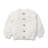 Aster & Oak | Ivory White Knit Cardigan