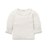 Aster & Oak | Ivory Pointelle Top