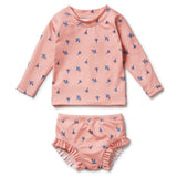 Wilson & Frenchy | Little Flower Rashie Swim Set - LAST Size 00