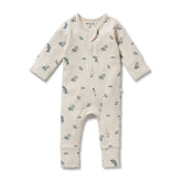 Wilson & Frenchy | Little Olive Organic Waffle Zipsuit