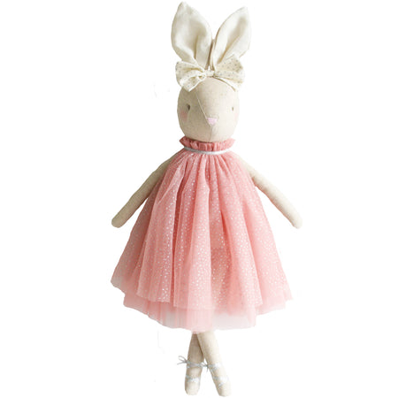 Alimrose | Baby Bunny Teether Rattle - Pink
