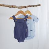 Aster & Oak | Orca Henley Onesie - LAST Size 1