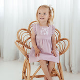 Aster & Oak | Orchid Daisy Embroidered Dress