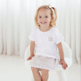 Aster & Oak | Eve Embroidered Tie Side Top