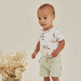 Aster & Oak | Teddy Picnic Onesie - LAST Size 000