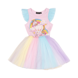 Rock Your Baby | Unicorn Rainbow Singlet Circus Dress - LAST Size 2