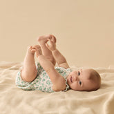 Wilson & Frenchy | Periwinkle Organic Ruffle Zipsuit