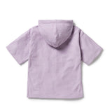 Wilson & Frenchy | Lavender Shells Organic Terry Hooded Towel