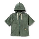 Wilson & Frenchy | Moss Organic Terry Hooded Towel