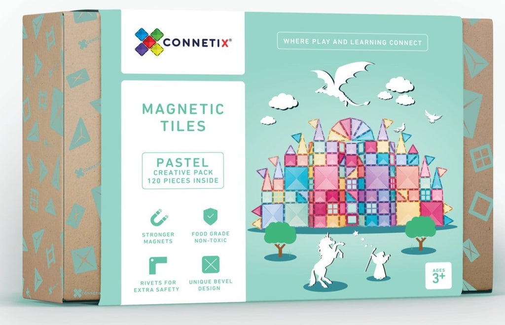 Connetix | 120 Piece Pastel Creative Pack