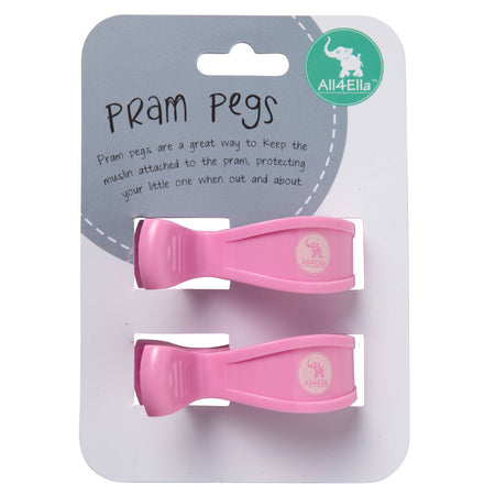 All4Ella | 4 Pack Pegs - Pink/Red