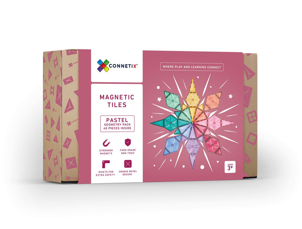 Connetix | 40 pc Pastel Geometry Pack