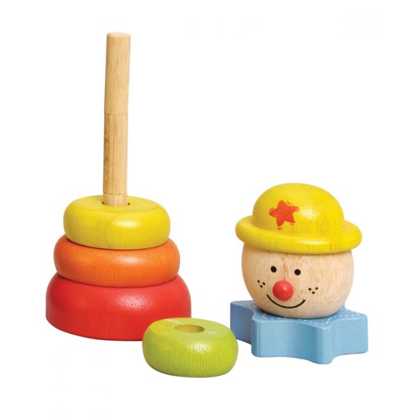 EverEarth | Clown Stacker - Wooden