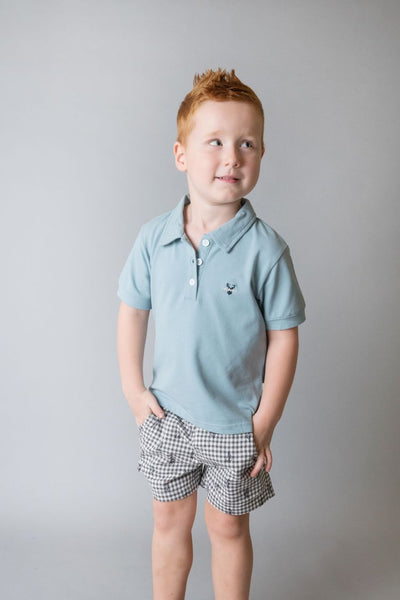 Love Henry | Light Turquoise Polo Shirt - LAST Size 7