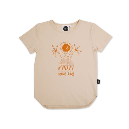 Boho Placement Drop Back T-shirt - LAST Size 1, 2, 8