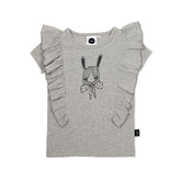 Kapow Kids | Bunnie Ruffle T-shirt - LAST Size 2