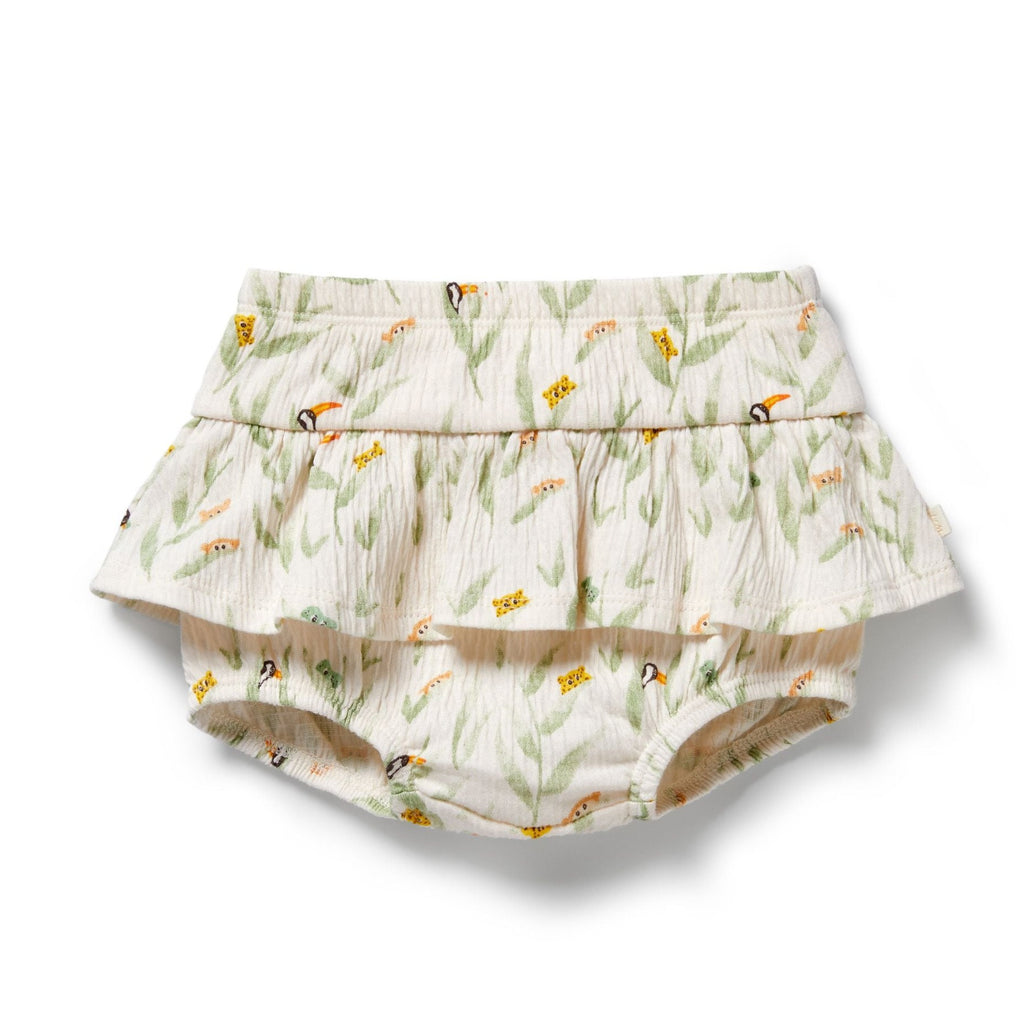 Wilson & Frenchy | Crinkle Ruffle Nappy Pant - Peek-a-Boo