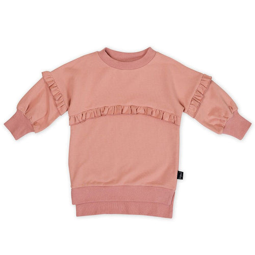 Kapowkids | Dusty Rose Frill Sweater - LAST Size 3