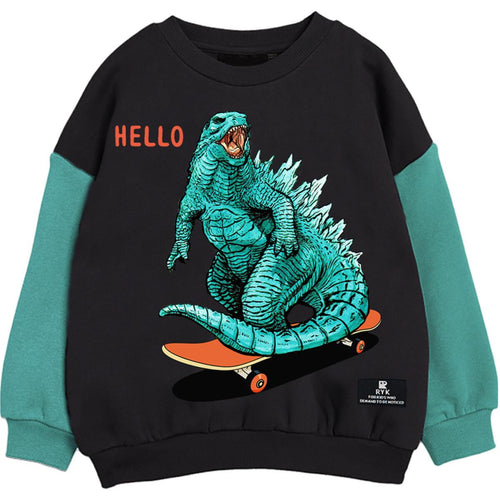 Rock Your Baby Godzilla Skate Sweatshirt