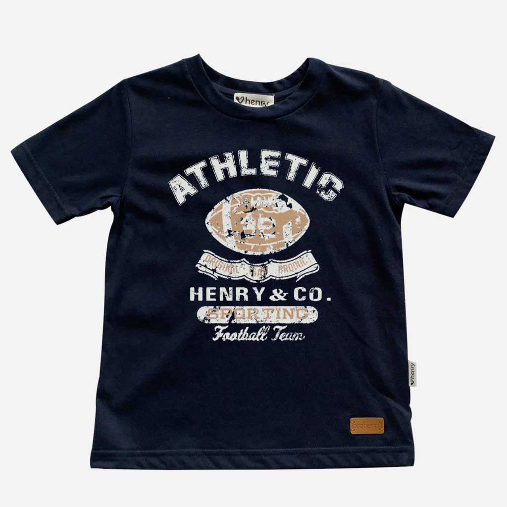 Love Henry | Athletic Tee - Navy