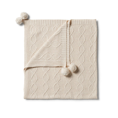 Alimrose | Baby Blanket 'Baa Baa' Organic - Grey
