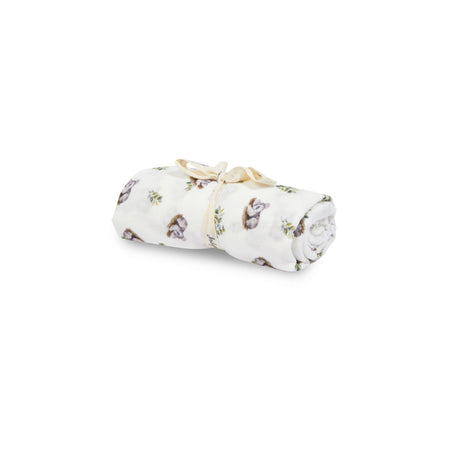 Indigo & Lellow | Muslin Wrap - Floral Blossom
