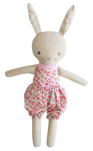 Alimrose | Baby Bunny Teether Rattle - Chambray