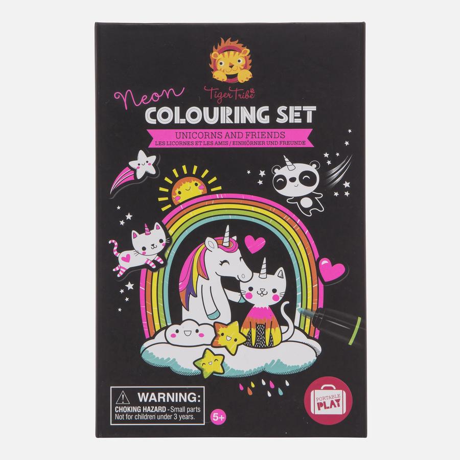 tiger tribe colouring set - unicorns
