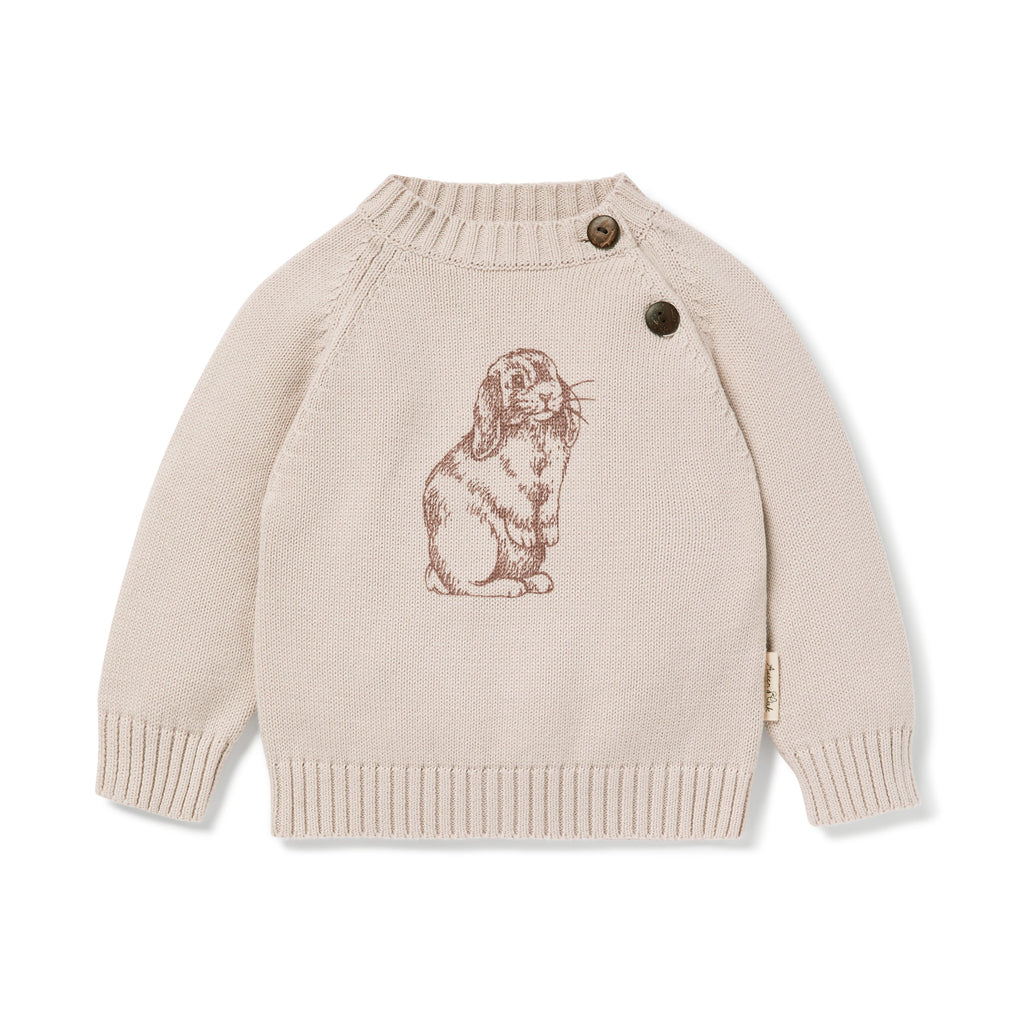 Aster & Oak | Oat Bunny Knit Jumper