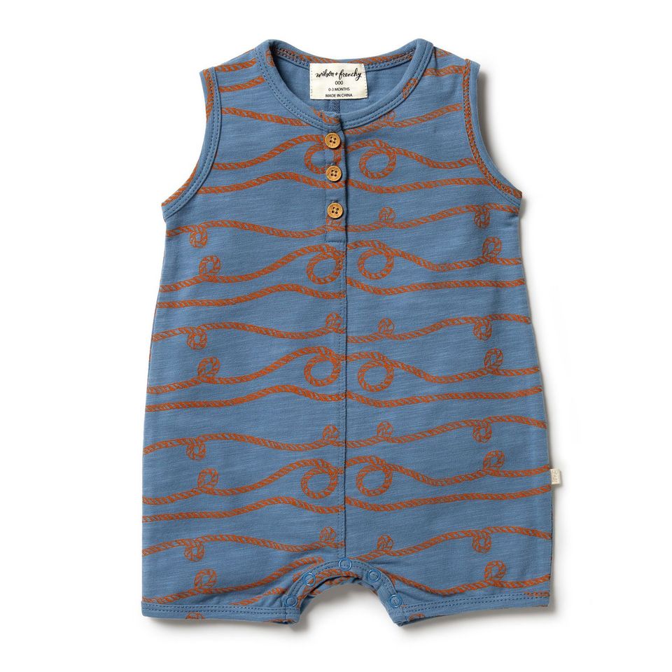 Wilson & Frenchy | Organic Boyleg Growsuit - Ahoy
