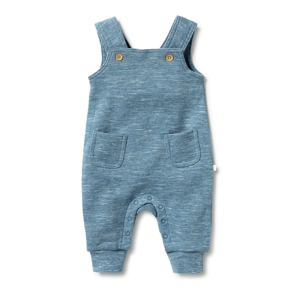 Wilson & Frenchy | Organic Waffle Overall - Bluestone